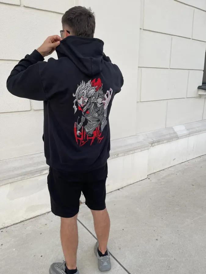 Vyšívaný anime motív na textile